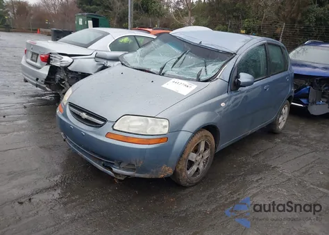 2007 Chevrolet Aveo Ls из США, поврежденный, VIN KL1TD666X7B780580